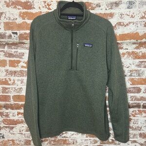 Patagonia Better Sweater Men’s 1/4 Green Large